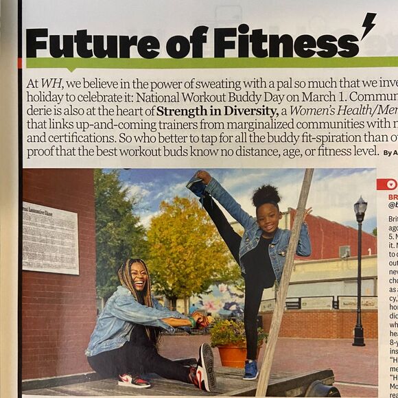 Womens Health March 2023 Radical Fierceness Pink Water Therapy Lift Heavy - Picture 6 of 10